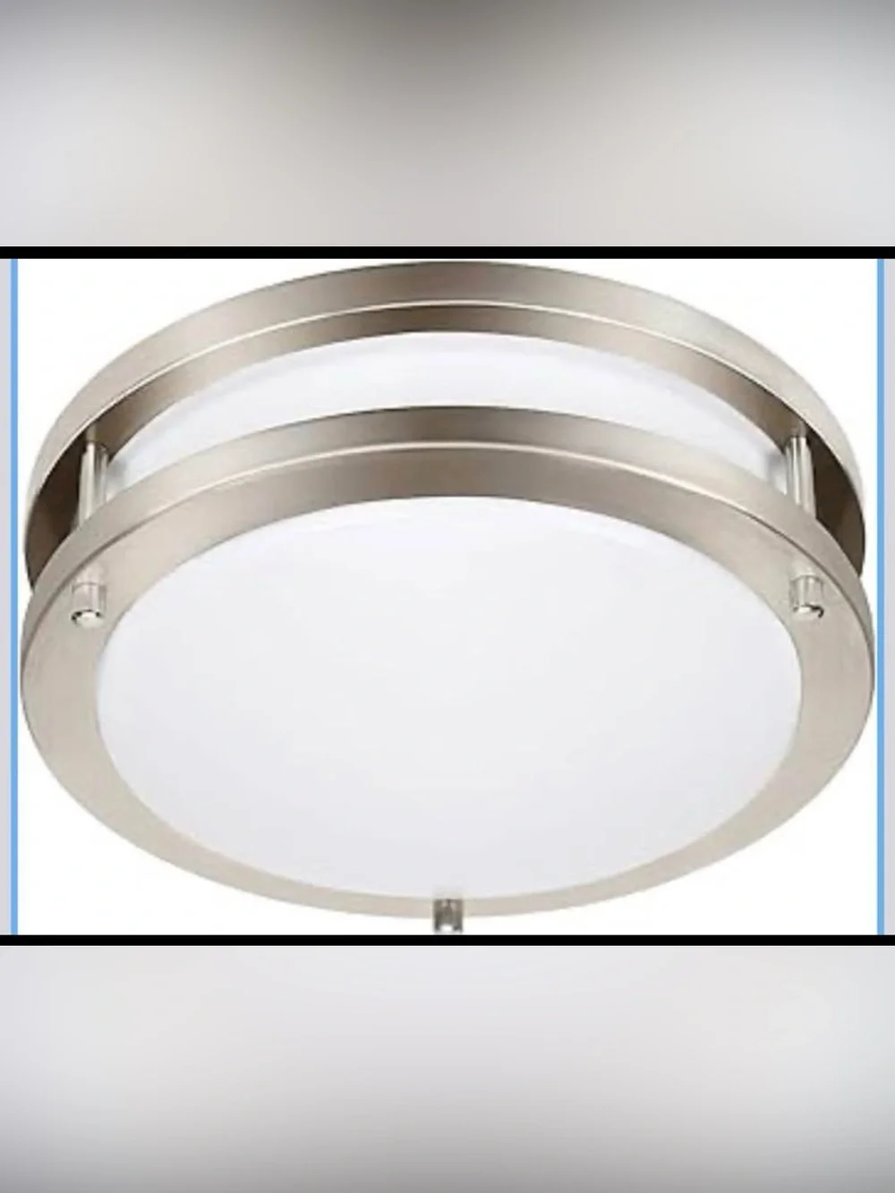 50W Dimmable LED Ceiling Light Fixture, 13.2in Flush Mount Light Fixture,